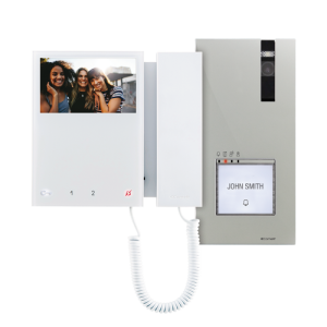 Kit videocitofono monofamiliare cornetta 4.3 quadra people sb2  pl8461m