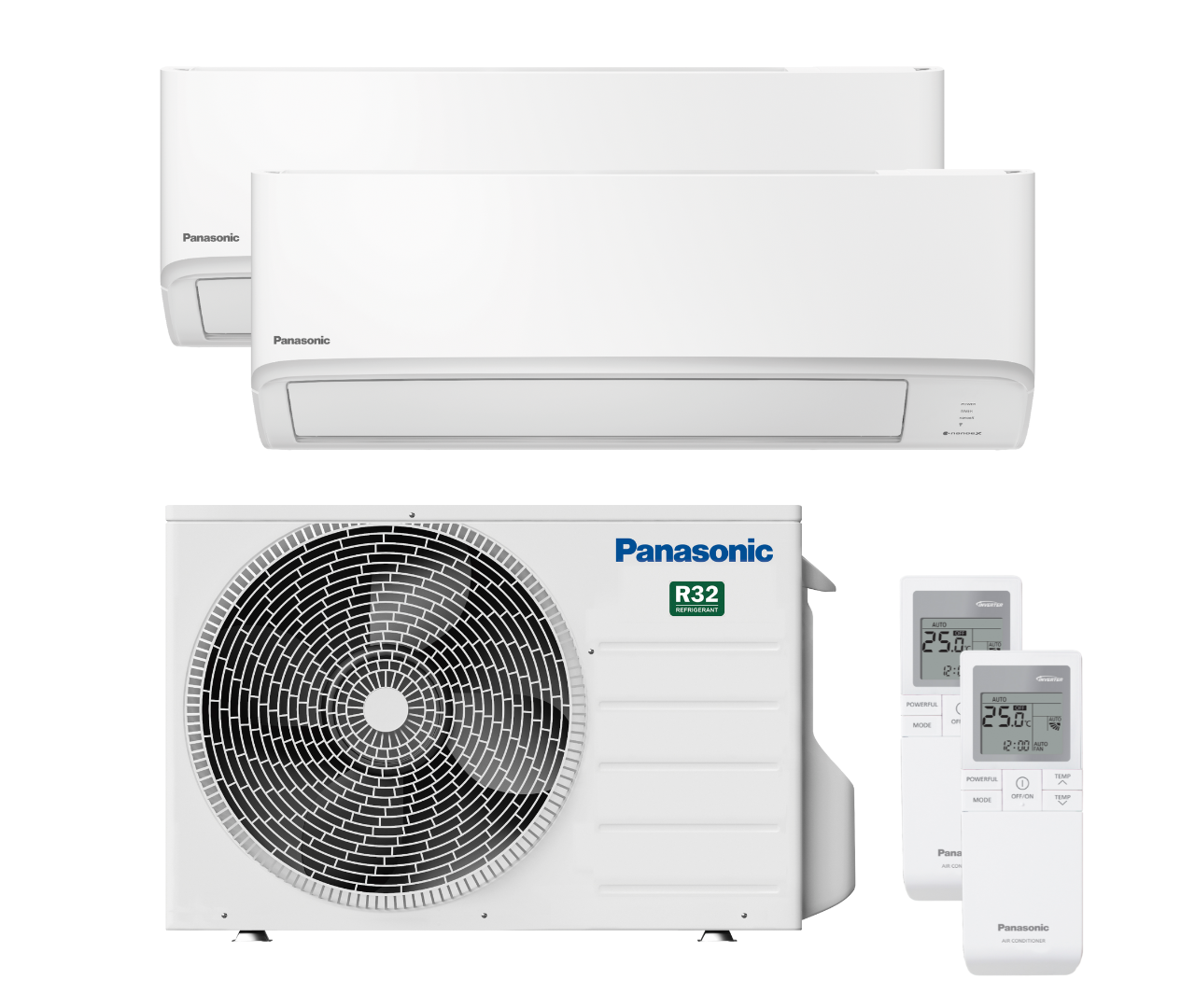 Kit condizionatore 12000 + 9000 BTU dual split serie TZ Panasonic