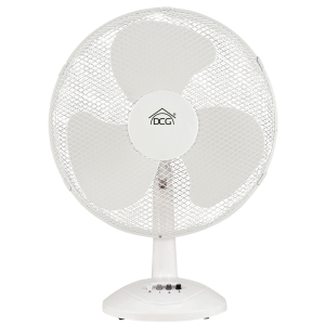 Ventilatore da tavolo diametro 30cm 3 velocità bianco  ve9030