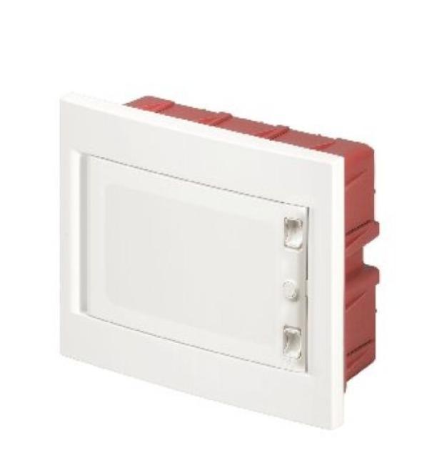 Elettrocanali EC63008C u2013 Centralino incasso 8 moduli u2013 porta cieca u2013 IP40 u2013 bianco