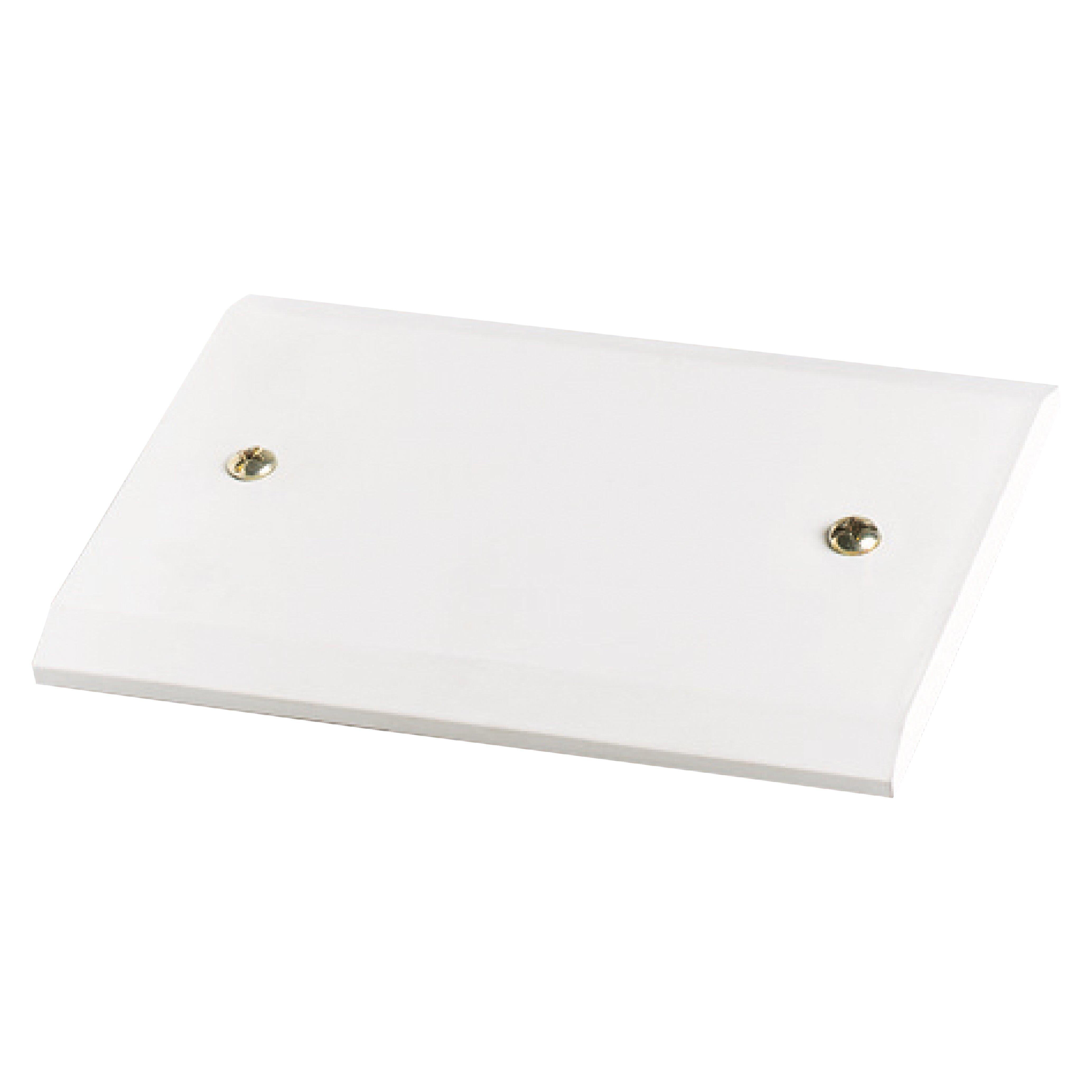 Elettrocanali ECCPB u2013 Coperchio scatola esterno 3 moduli u2013 minicanali u2013 bianco IP40