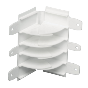 Angolo interno variabile 70–110° per canalina battiscopa bianco ip40  ec20003