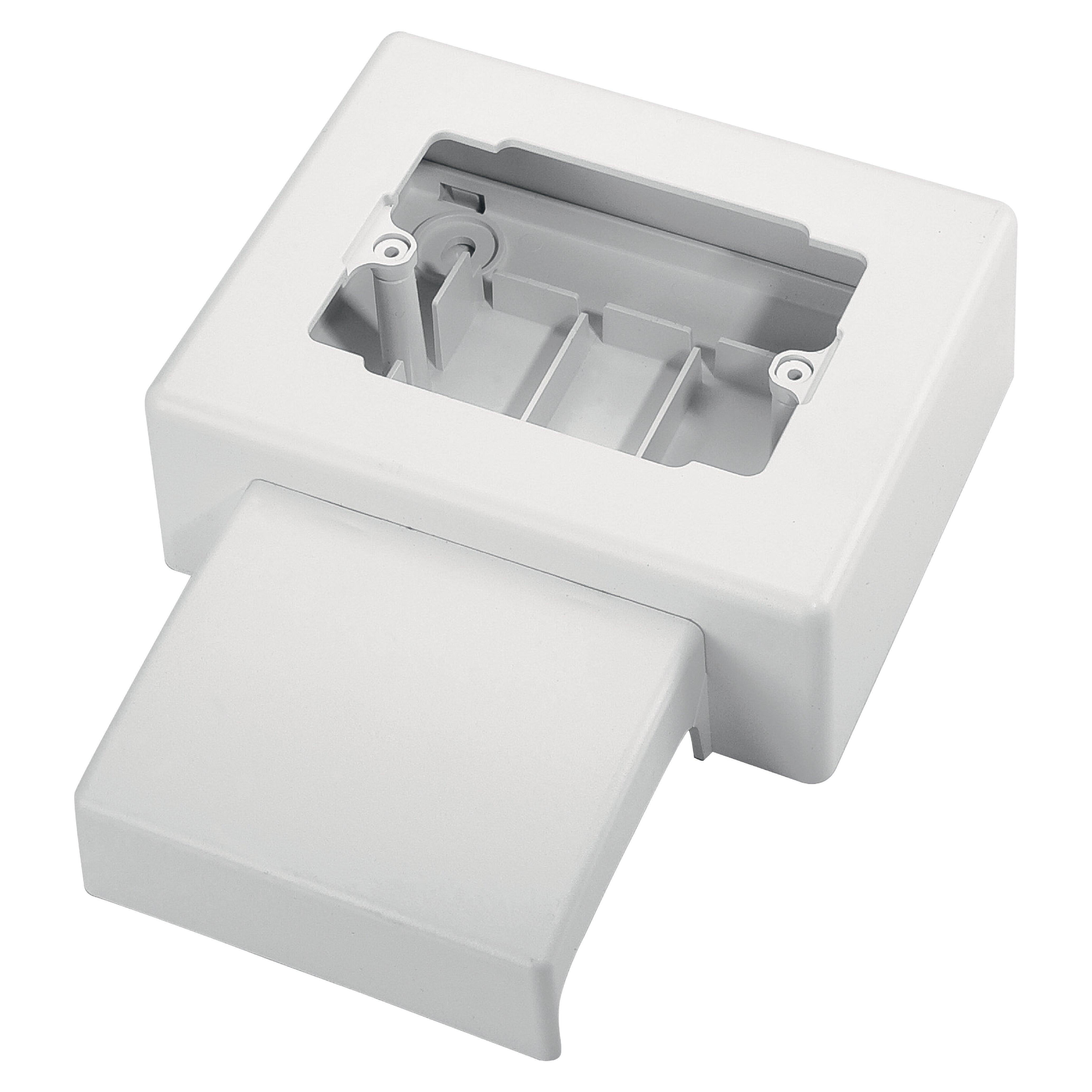 Elettrocanali EC20010 u2013 Scatola 3 moduli 83,5 mm u2013 canalina battiscopa