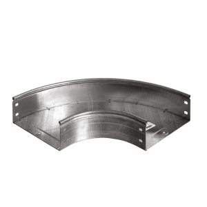 Curva piana 90 passerella portacavi acciaio zincato zs h80 b200 sati cpo90 1040204