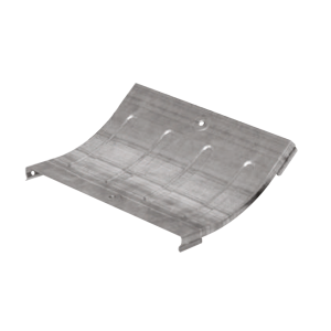 Coperchio curva salita 45 passerella portacavi acciaio zincato sati cs45 s5 b150 1050404