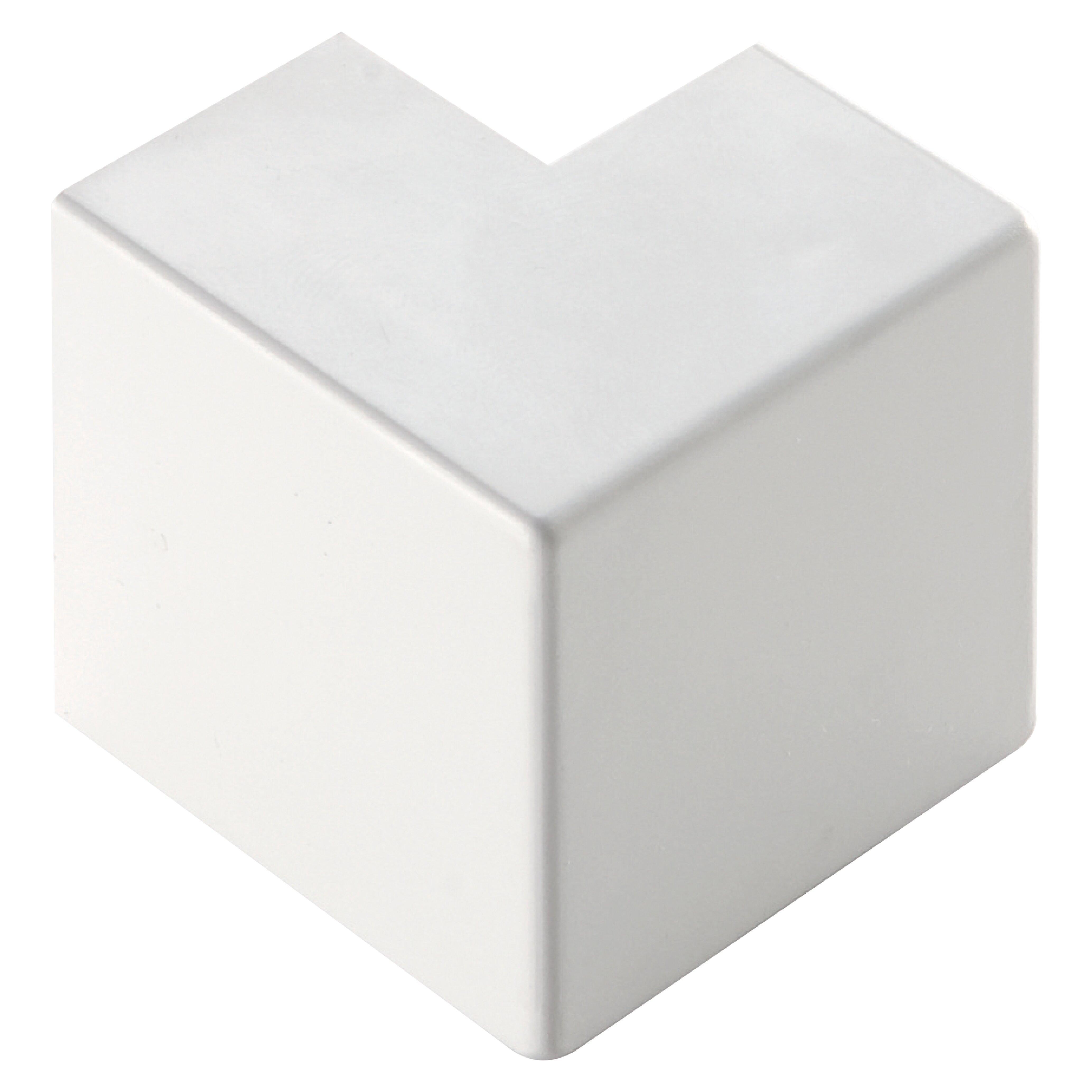 Angolo esterno canalina 80x60 bianco Elettrocanali ECAE8060B