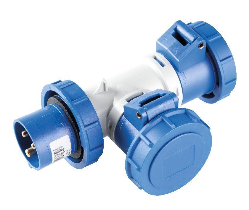 Elettrocanali EC690712 u2013 Moltiplicatore 2 prese 16A IP67 u2013 portatile