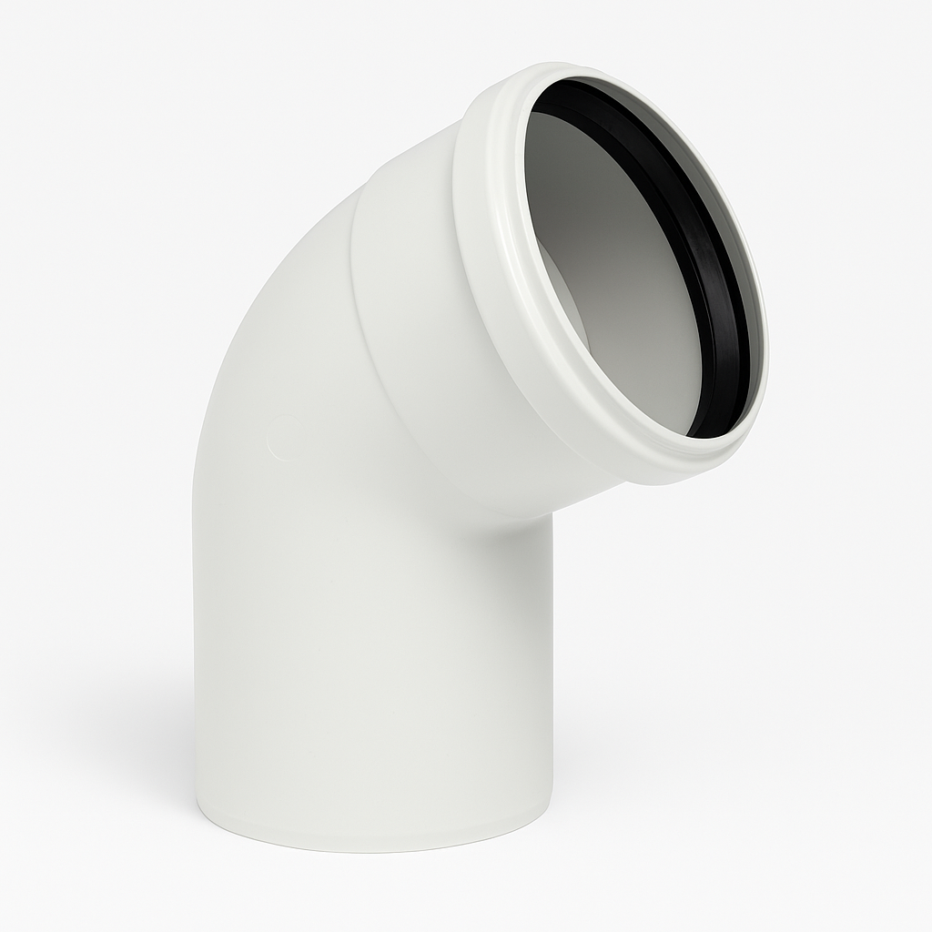 Curva 45 gradi u00d880 FLUE PABCQ 45 D80