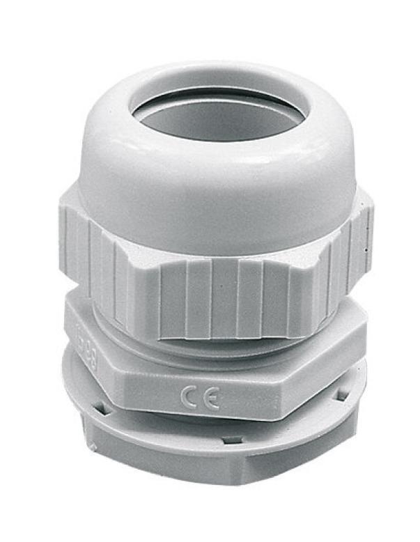 Elettrocanali EC51021 u2013 Pressacavo PG21 u2013 con ghiera u2013 IP68 u2013 grigio