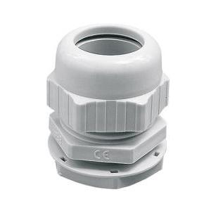 Pressacavo pg16 con ghiera ip68 grigio nylon  ec51016