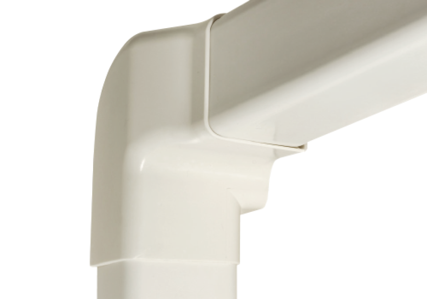 angolo verticale sinistro per canalina impianto condizionatore artiplastic installazione ordinata