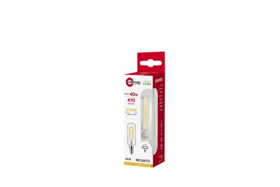 Led Incanto tubolare chiara Century INTB-041427