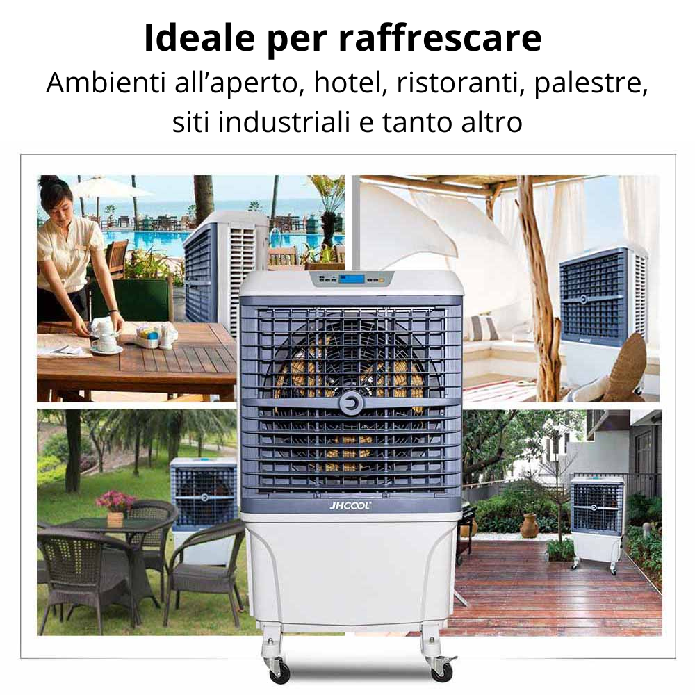 Raffrescatore evaporativo industriale con Bluetooth 380watt JHCool JH802