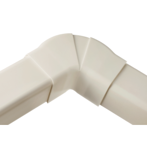 Curva piana regolabile canalina climatizzatore pvc 110x75 mm  1222pr
