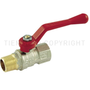 Valvole tornado maschio/femmina iso7/en 10226 con leva alluminio  2380011
