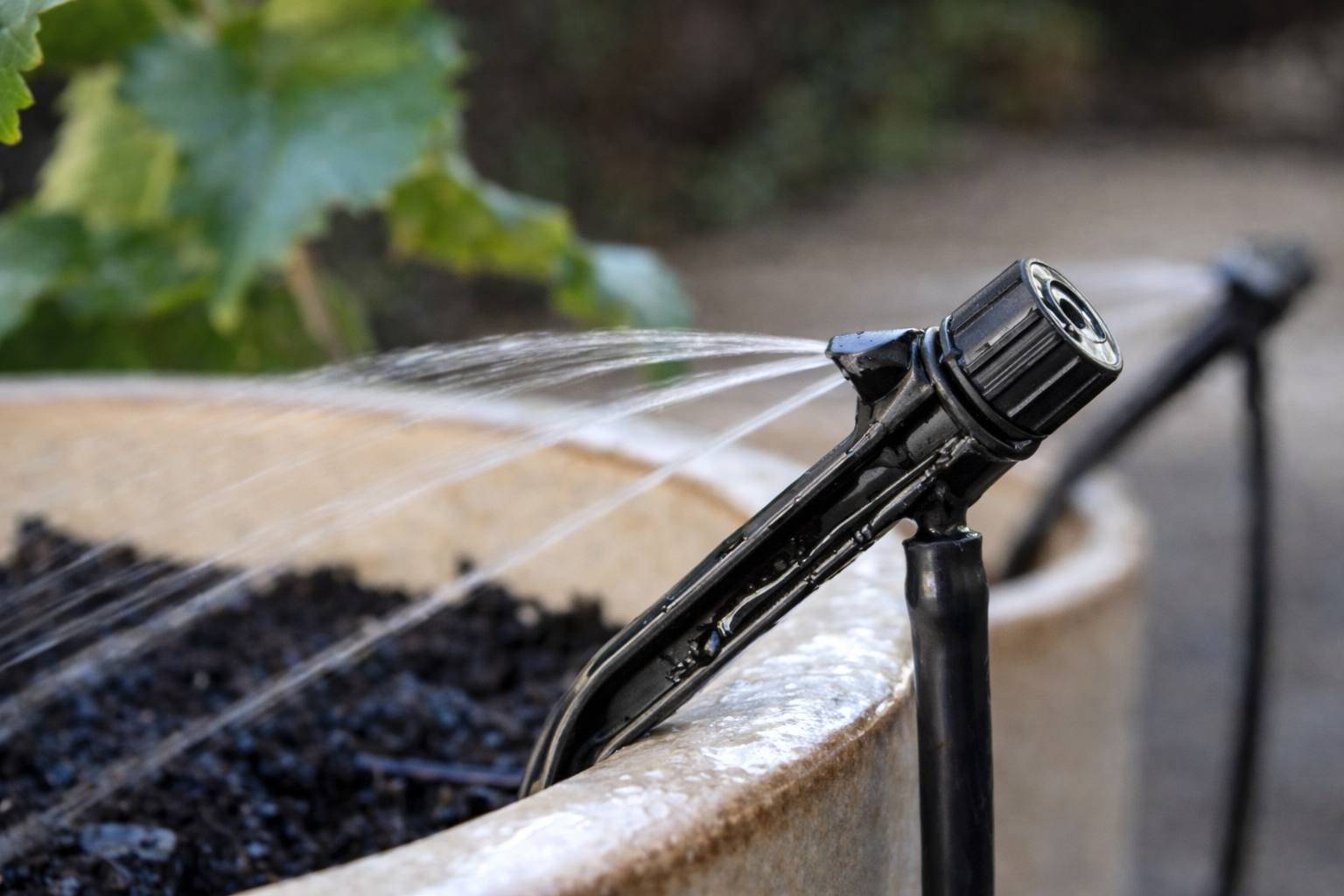 kit microgetti irrigazione regolabile 360 gradi DEL TAGLIA con picchetto per vasi giardino