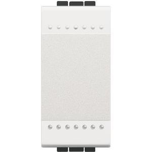 Interruttore 1p 16 ax 250vac 1 modulo bianco livinglight  n4001n