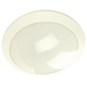 Plafoniera led in policarbonato 15w ip65 colore bianco  io62405bn