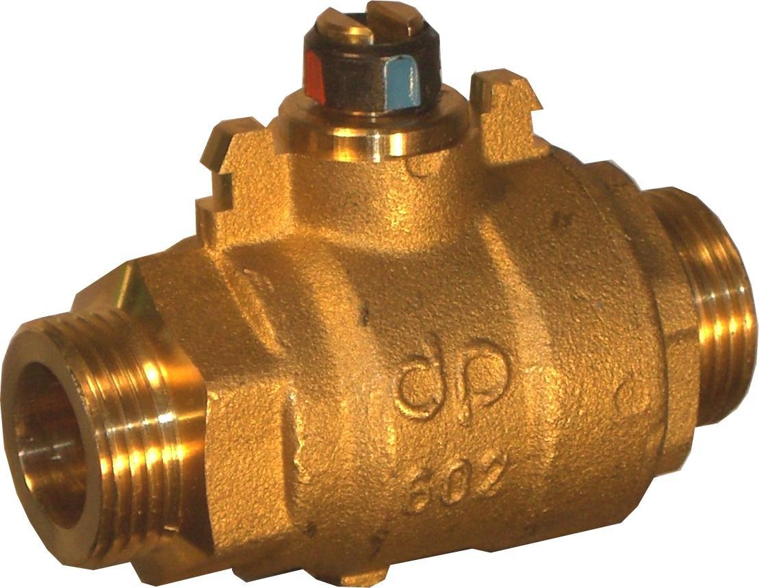 corpo valvola sfera 2 vie ottone filettatura femmina 1 1 2 de pala