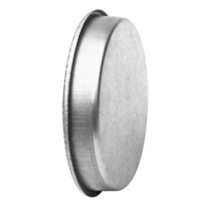 Tappo circolare maschio in acciaio zincato diametro 250 mm  tpz250 r