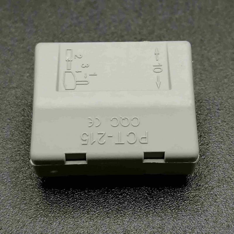 vista inferiore morsetto elettrico rapido cinque poli installazione semplice