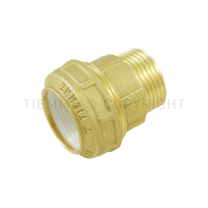 Raccordo dritto maschio con ogiva in resina acetalica iso 228  3430002