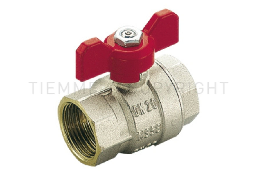 Valvole SCIROCCO femmina/femmina ISO228 con leva farfalla Tiemme 2310020