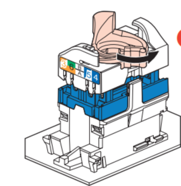 Connettori RJ45 BTNET toolless IDC categoria 6A UTP Bticino KW4279C6