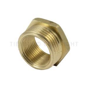 Raccordo riduzione maschio femmina 1 x 1 2 uni iso 228 ottone  1500030