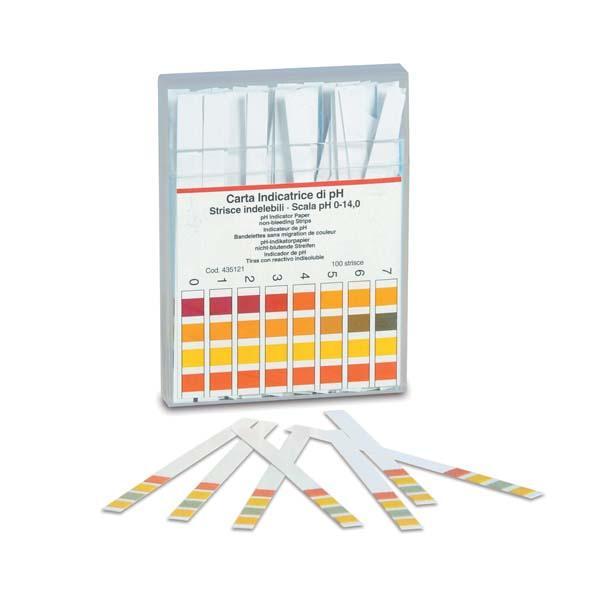 kit analisi pH Facot Chemicals con 100 strisce colorimetriche kit analisi pH Facot Chemicals strisce colorimetriche scala 0-14