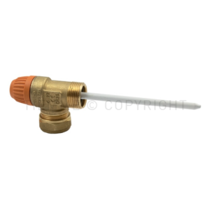 Valvola di sicurezza maschio/tubo rame per sistemi solari termici  4720088