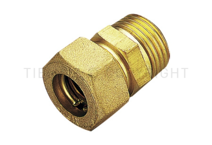 Raccordo curvo maschio oring Tiemme 1300043