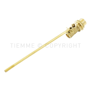 Rubinetto a galleggiante silenzioso in ottone stampato con spintore in ottone  2950189