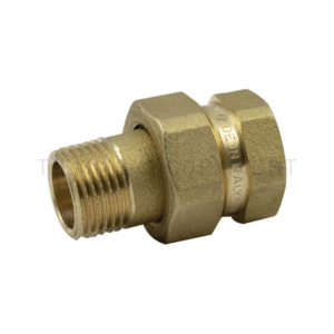 Raccordo diritto tre pezzi con o-ring  1500010