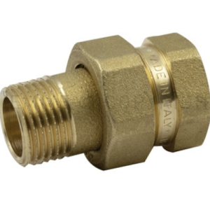 Raccordo diritto tre pezzi con o-ring  1500007