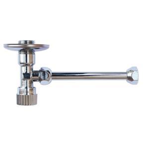 Rubinetto per cassetta wc con tubetto attacco 1/2"m x 3/8" mm finitura cromata  607036