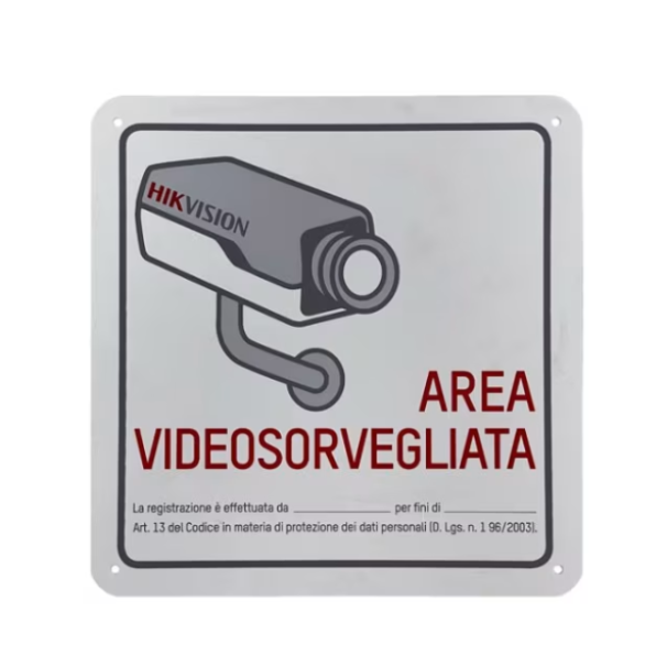cartello-area-videosorvegliata-20x20-hikvision-150104813