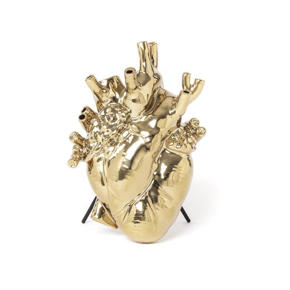 Vaso in porcellana Love in Bloom Gold Seletti 09921