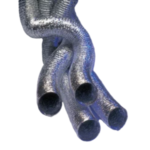Tubazione flessibile in alluminio e poliestere a-71 diametro 254mm lunghezza 10metri  80808