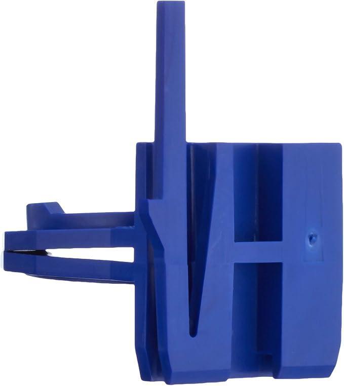 vista laterale del supporto plastico per rubinetto galleggiante Geberit Unica ricambio ideale per cassetta ad incasso