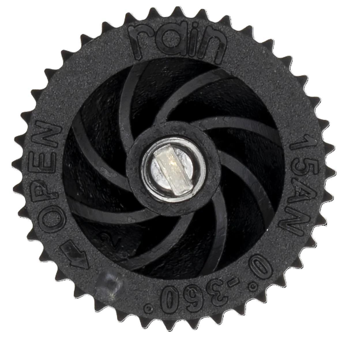 Testina irrigatore regolabile 0-360 15A Nero/Black Rain 271.0130222