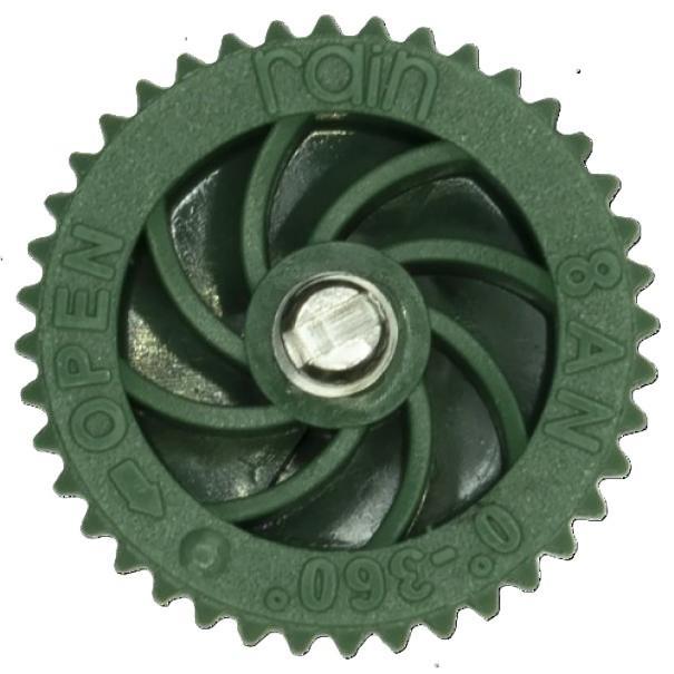 Testina irrigatore regolabile 0-360 8A Verde/Green Rain 271.0130225