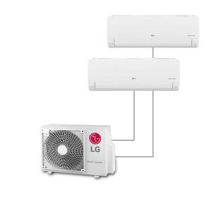 Condizionatore lg dualcool libero smart 12000+9000 btu dual split wi-fi a++ mu2r15.u18a0 + ez09csn.csj1 + ez12csn.csj1