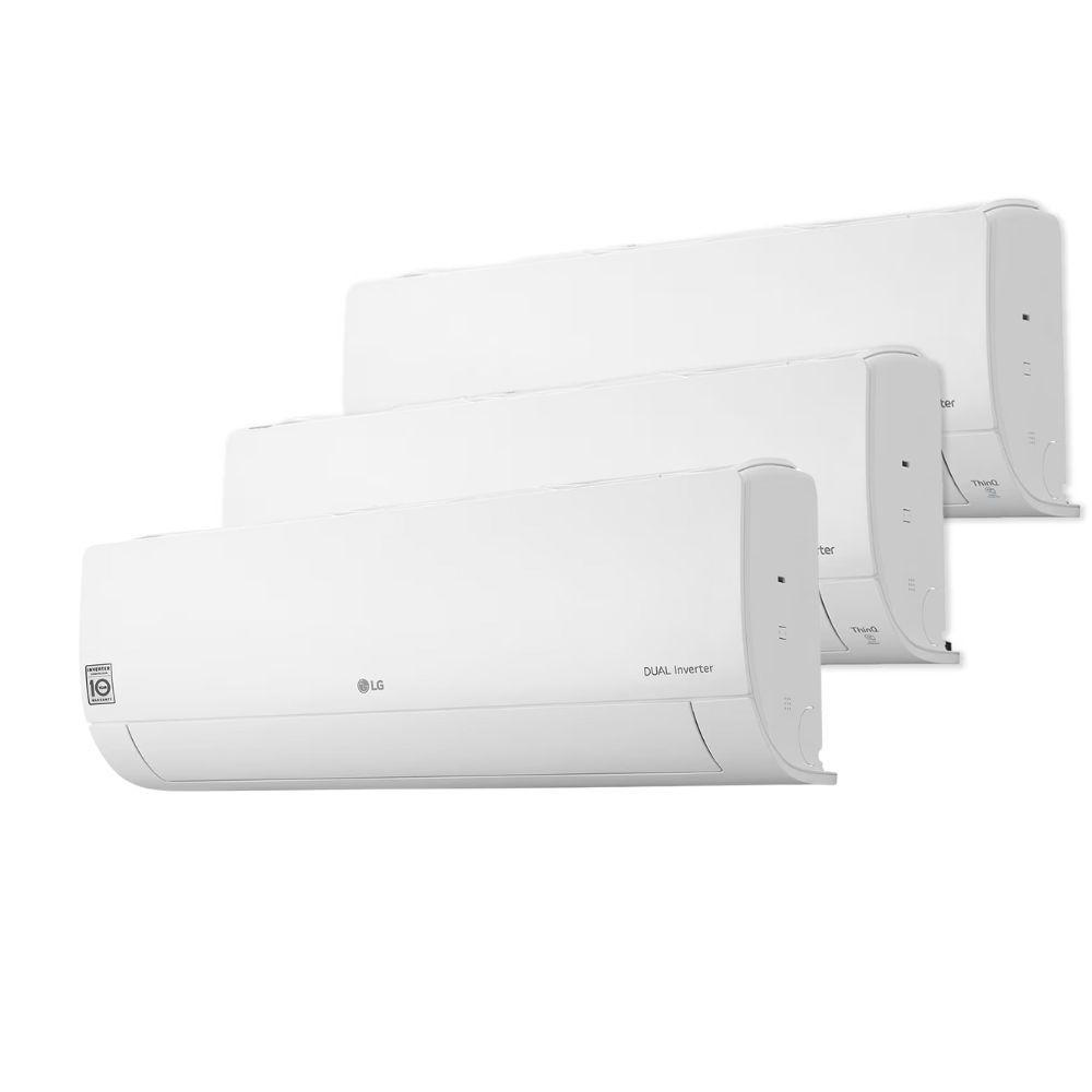 Condizionatore LG Dualcool Libero Smart 9000+9000+9000 BTU trial split Wi-Fi A++ MU3R19.U23 + (N.3) S09EC.NSJS