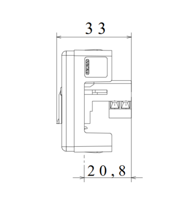 Presa/Connettore telefonica rj11 doppino twistato morsetti a vite 1 modulo system white Gewiss GW20251