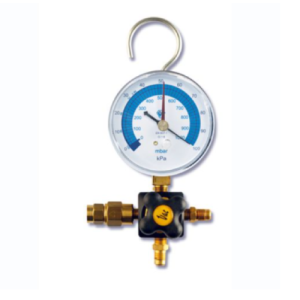 Gruppo vacuometrico una via 80 mm con valvola di sicurezza 1/4" sae  w1vpf80/4 04001003