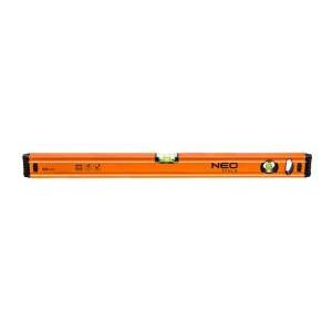 Livella a bolla d'aria 60 cm 2 fiale 1 superficie fresata  71-062