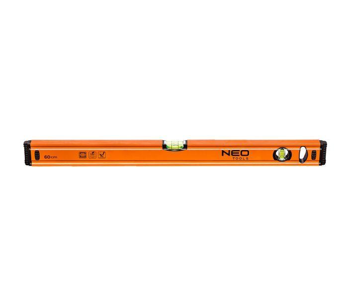 Livella a bolla d'aria 60 cm  2 fiale  1 superficie fresata Neo 71-062