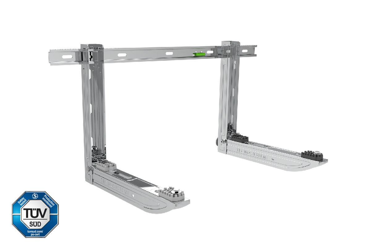 Staffa inox galileo SGL120 A per unitu00e0 esterna Tecnosystemi SCD500384