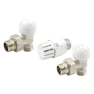 Kit valvola e detentore con termostatica per radiatori 1/2g - 1/2x16 3303kit03  3300138